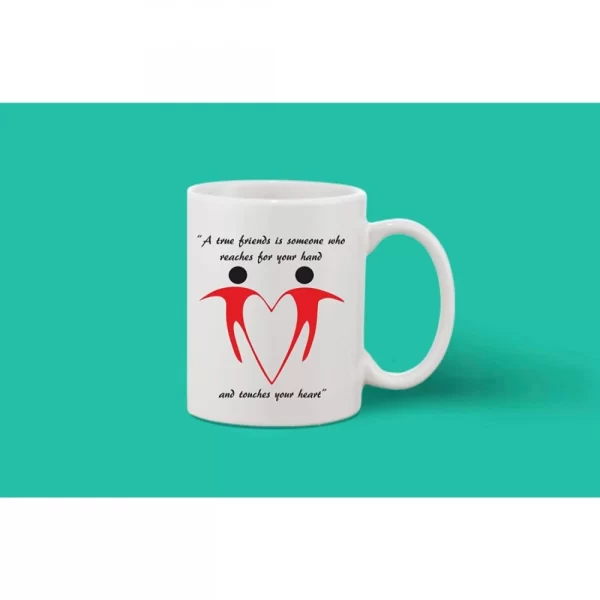 Generic Printed Ceramic Coffee Mug - 1 Pieces, White, 11oz - Image 2