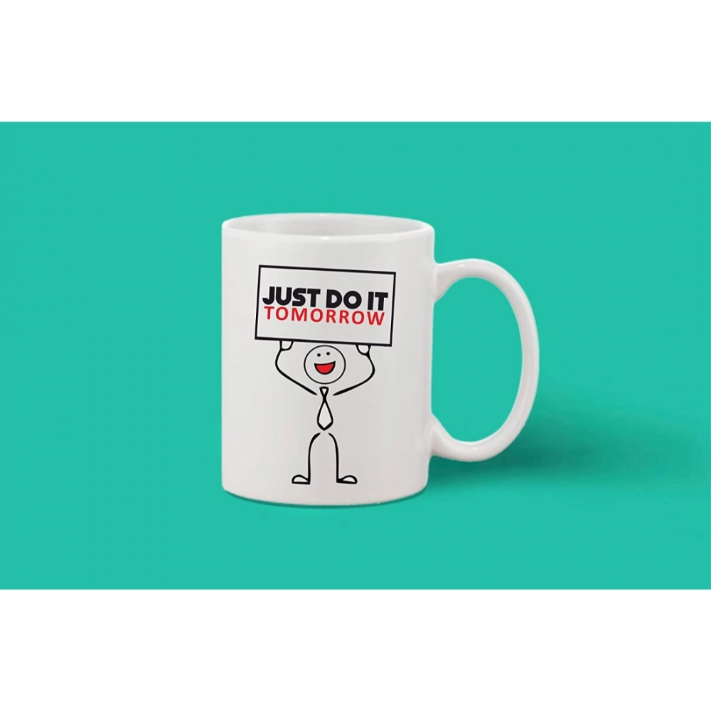 Generic Printed Ceramic Coffee Mug - 1 Pieces, White, 11oz - Image 2