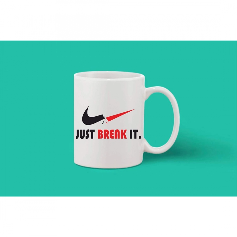 Generic Printed Ceramic Coffee Mug - 1 Pieces, White, 11oz - Image 2