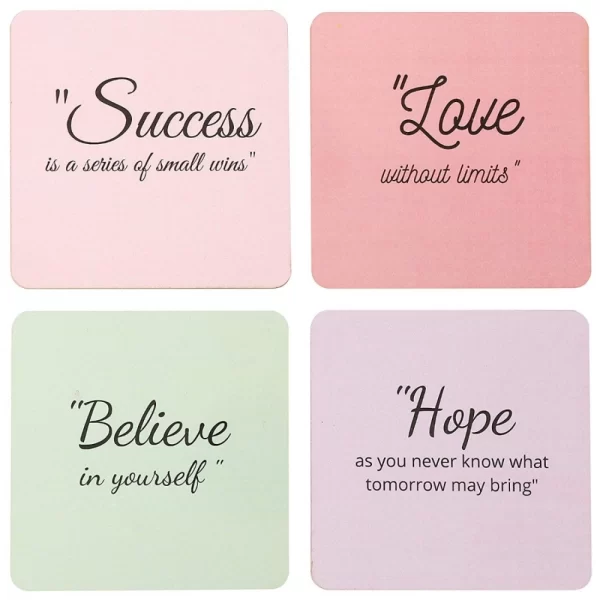 Wooden Coasters for Tea Coffee (Set of 4) - Image 3
