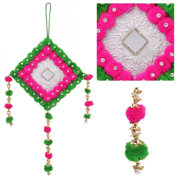 Pompom Hanging Handmade Wall Art - Image 3