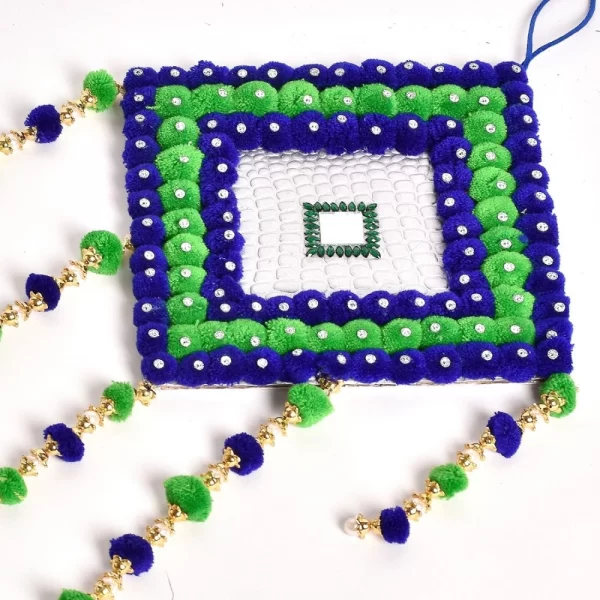 Pompom Hanging Handmade Wall Art - Image 2