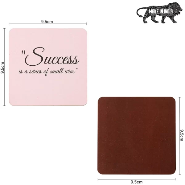 Wooden Coasters for Tea Coffee (Set of 4) - Image 2