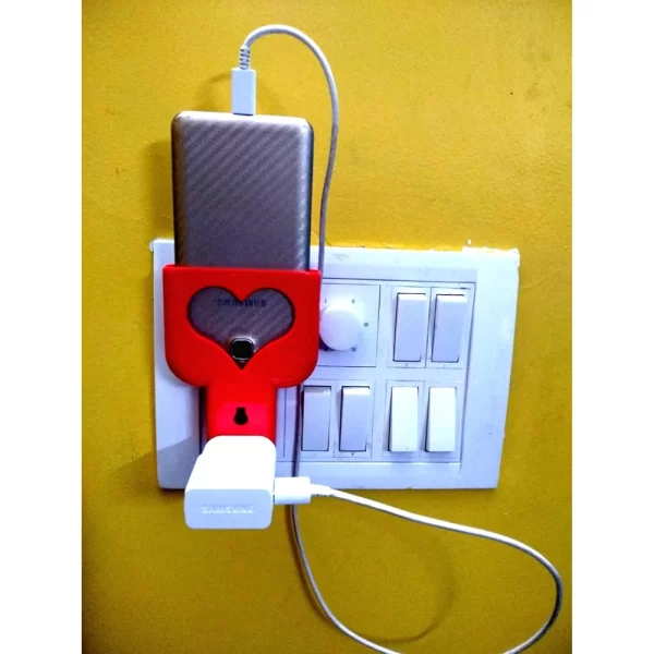 Heart Shaped Charging Holder (Pack of 2 )-Red - Image 2