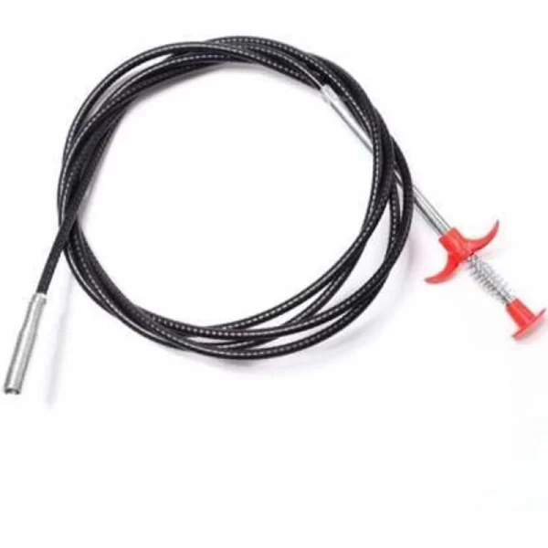 Generic Metal Wire Brush Hand Kitchen Sink Cleaning Hook Sewer Dredging Device Spring Pipe Hair Dredging Tool (Color: Assorted) - Image 7