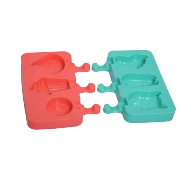 Generic Classic Cakesicle Ice Cream 3 Cavity Mold Without Stick (Color:Assorted) - Image 3