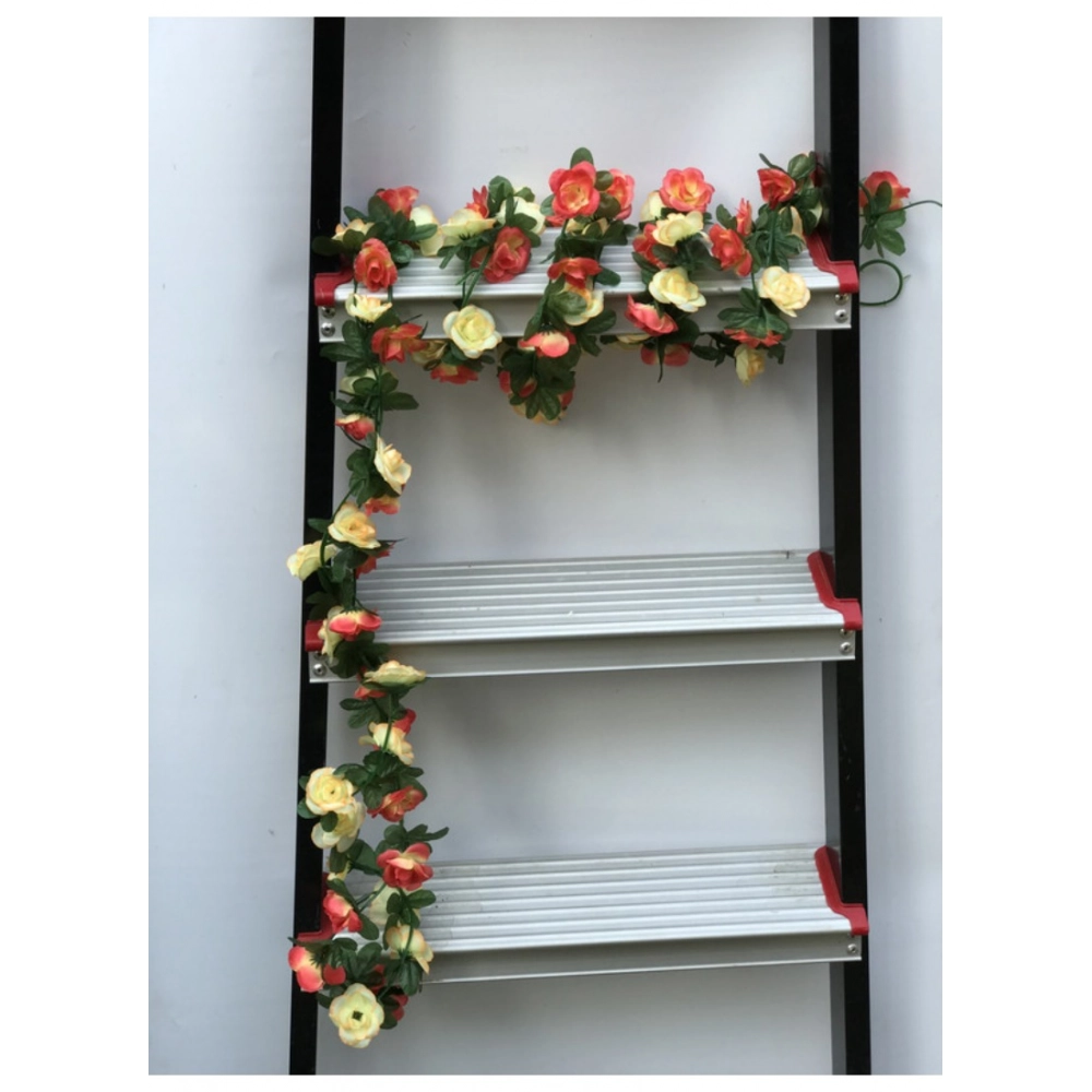 Generic Artificial Rose Vine Flowers Plants Artificial Flower Creeper Hanging Rose For Home Decoration (Color: Multi, Material: Silk Polyester) - Image 2