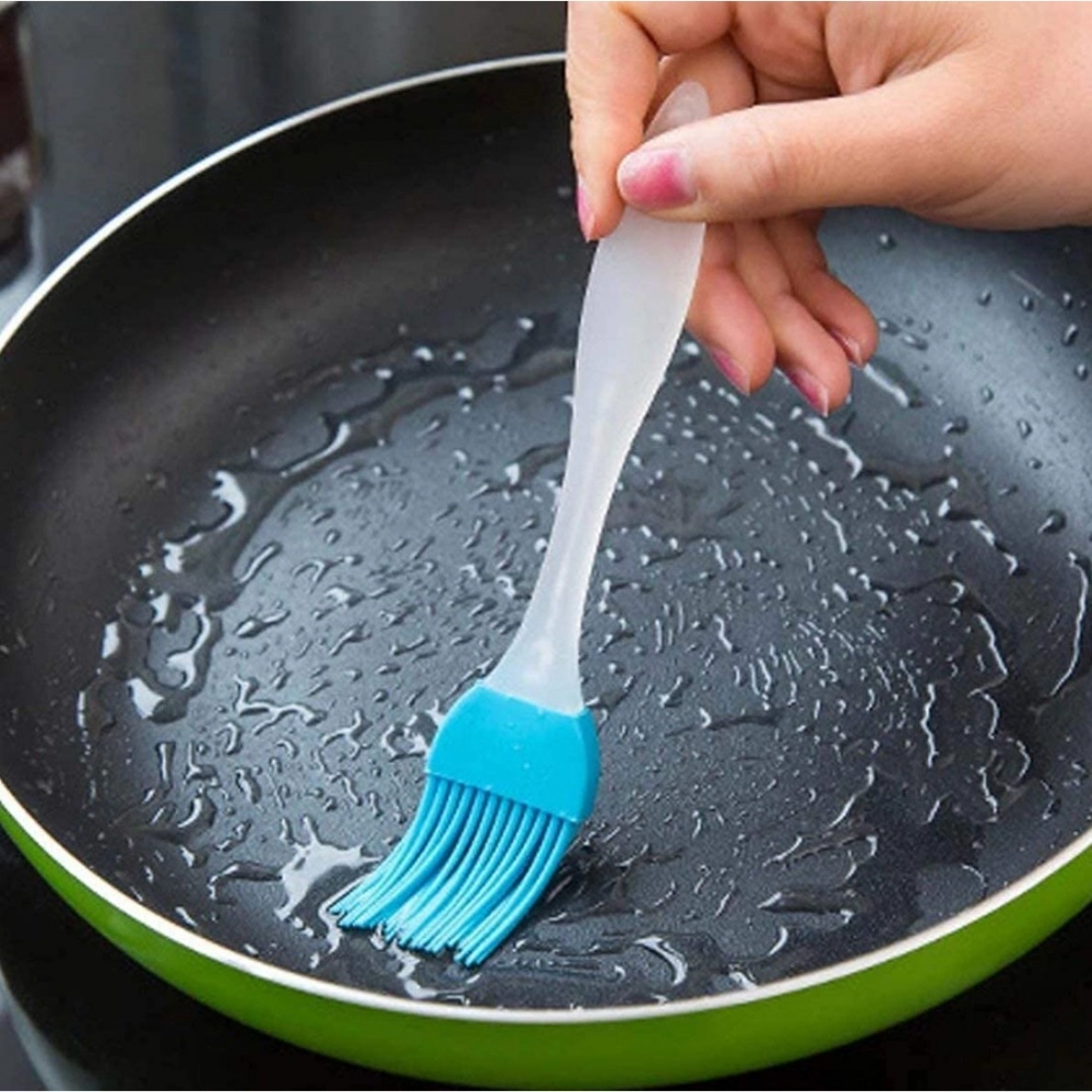 Generic Pack Of_5 Silicone Spatula And Pastry Brush (Color: Assorted) - Image 4