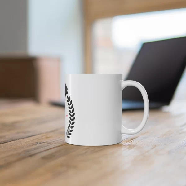 Generic Ceramic 46th Anniversary Printed Coffee Mug (Color: White, Capacity:330ml) - Image 2