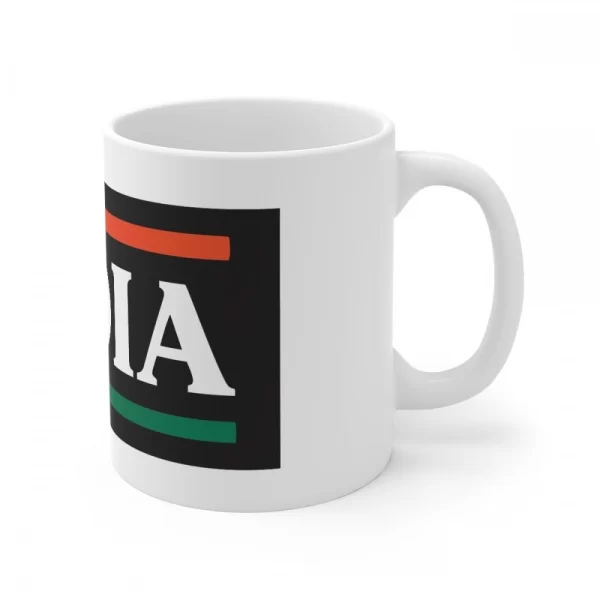 Generic Ceramic India Printed Coffee Mug (Color: White, Capacity:330ml) - Image 4