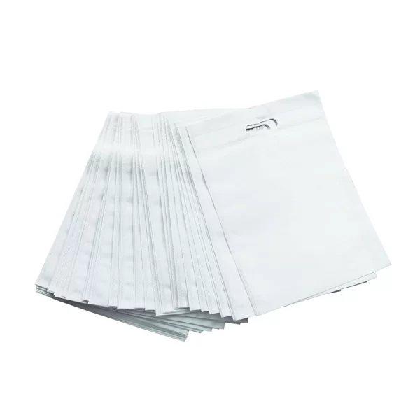 Generic Pack Of 50_D Cut Cloth Eco Friendly Reusable Carry, Grocery Bag (White) - Image 2