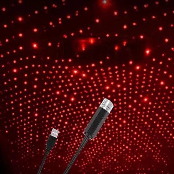 Generic Ambient Star Light 12V 360 Degree Rotation Use For Usb Party Decoration Disco Laser Light (Red) - Image 4