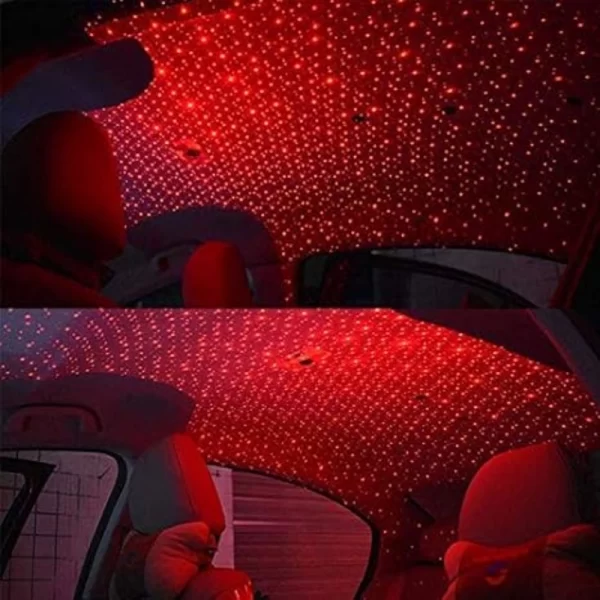 Generic Ambient Star Light 12V 360 Degree Rotation Use For Usb Party Decoration Disco Laser Light (Red) - Image 3