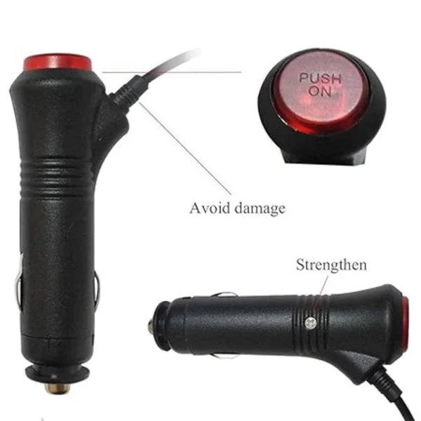 Generic 8 Led Police Car Flashing Lights Interior Light Car Led 12 V, 12 W Universal For Car (Red and Blue) - Image 3