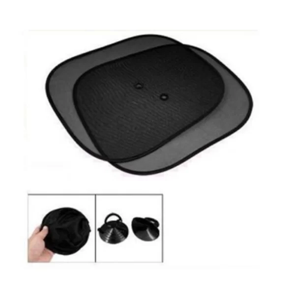 Generic Pack Of 4 Side Window Sun Shade For Universal For Car (Black) - Image 3