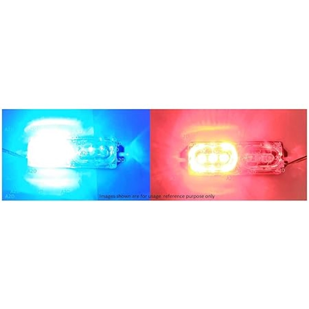 Generic Police Strobe Light For Bike Red And Blue (Red And Blue) - Image 3