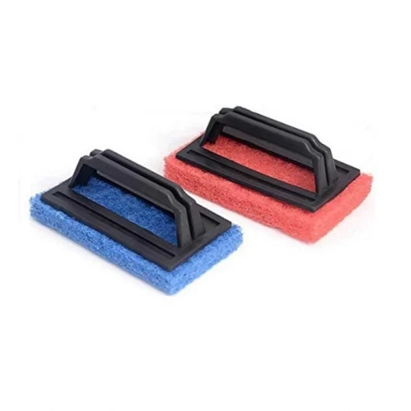 Generic Pack Of_2 Tile Cleaning Multipurpose Scrubber Brush with Handle (Assorted) - Image 2