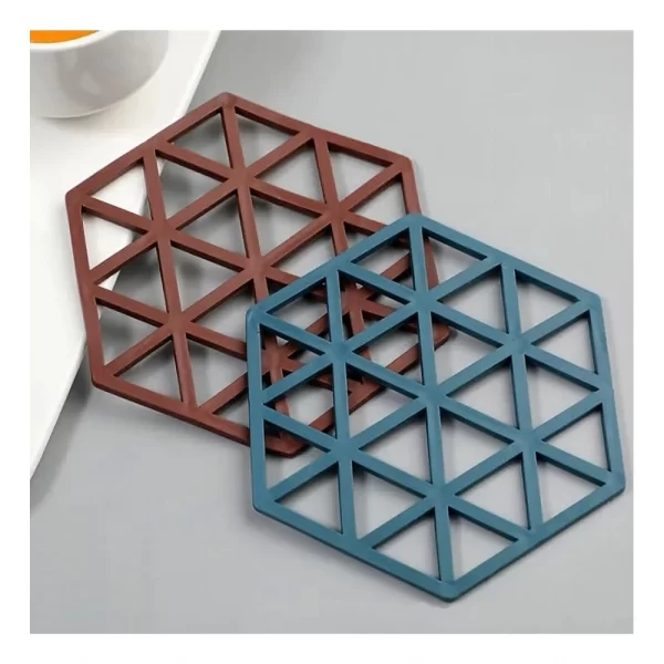 Generic Pack Of_3 Silicone Table Mats Heat Resistant (Assorted) - Image 2