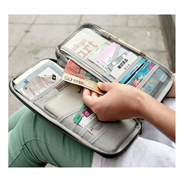 Generic Passport Holder, Passport Wallet, Travel Wallet Envelope Flip Cover Case Pouch As Well As for Credit Cards (Assorted) - Image 4