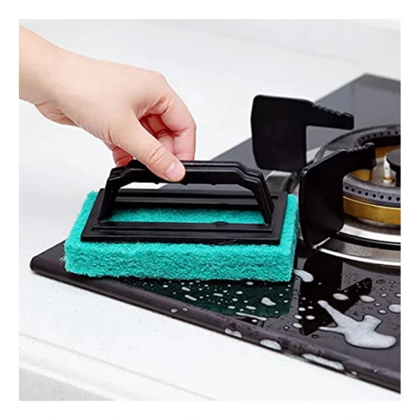 Generic Pack Of_2 Tile Cleaning Multipurpose Scrubber Brush with Handle (Assorted) - Image 5