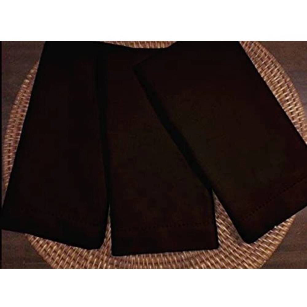 Generic Solid Cotton Napkins Sets (Brown) - Image 6