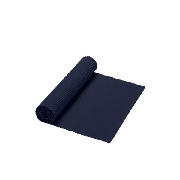 Generic Ribbed Cotton Table Runners (Navy Blue) - Image 3