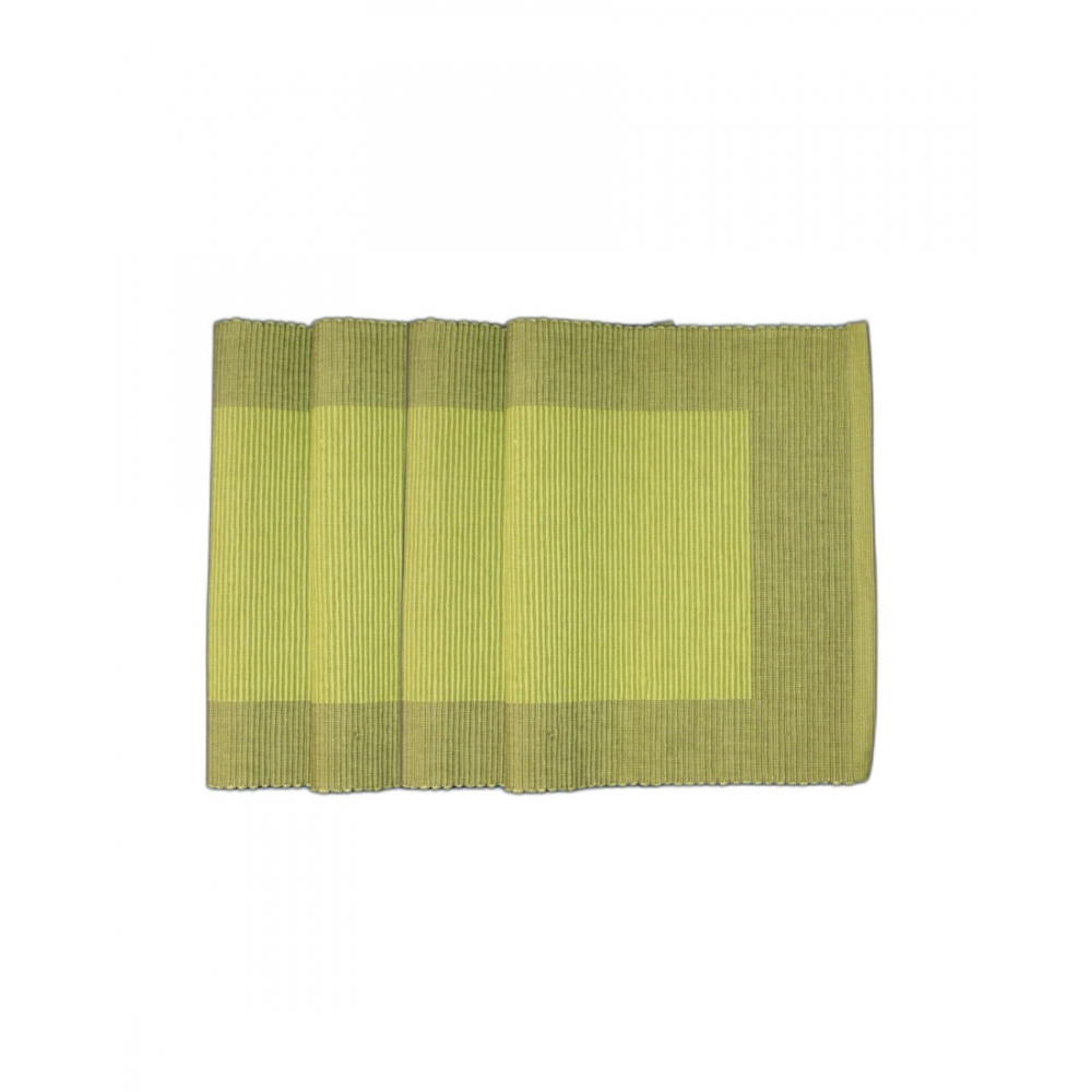 Generic Ribbed Cotton Place Mats Sets (Green) - Image 2