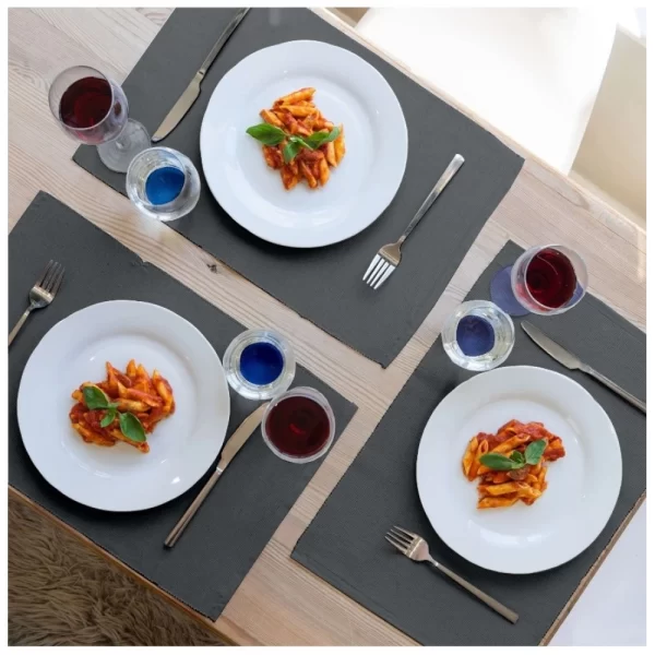 Generic Solid Cotton Place Mats Sets (Grey) - Image 3