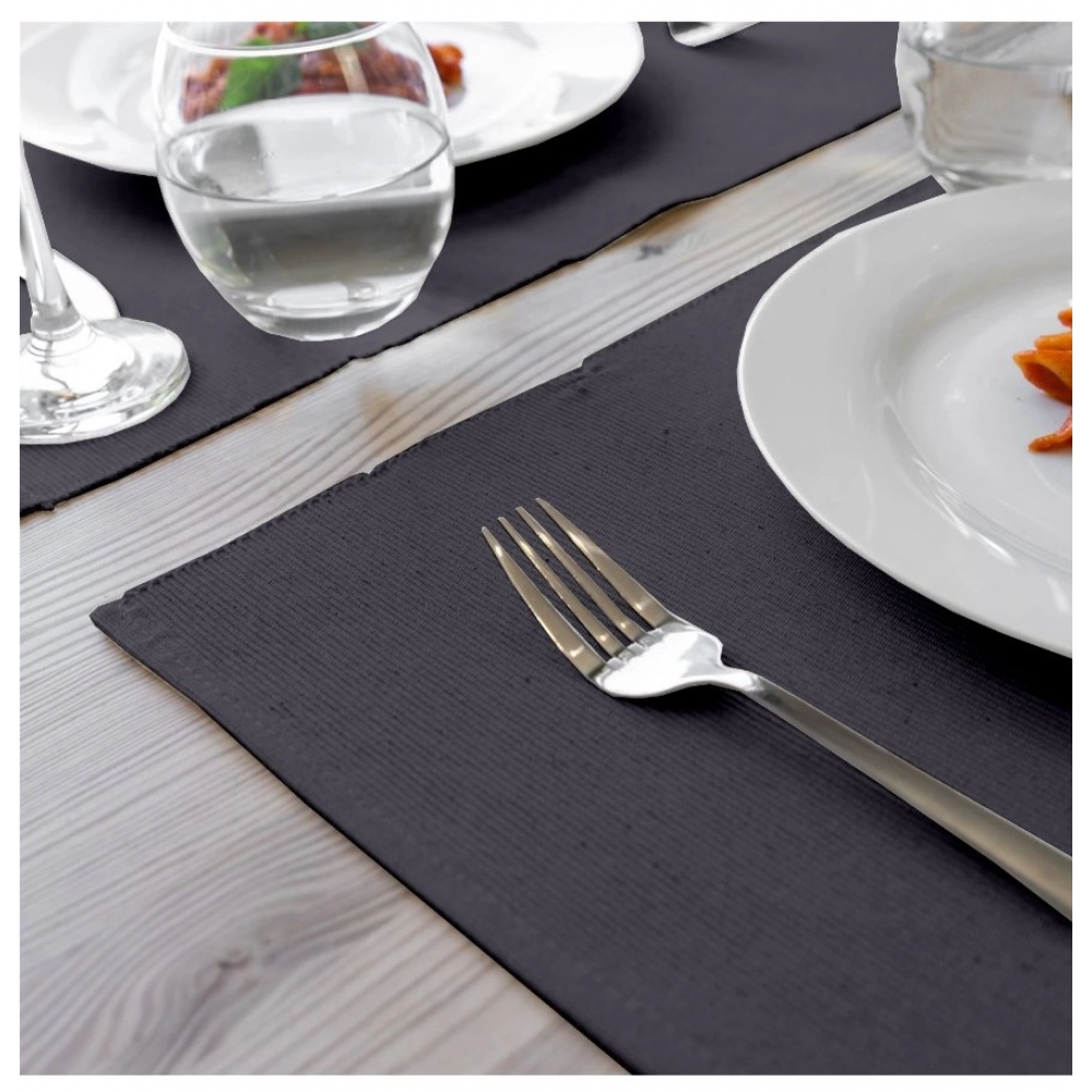 Generic Ribbed Cotton Place Mats Sets (Grey) - Image 4