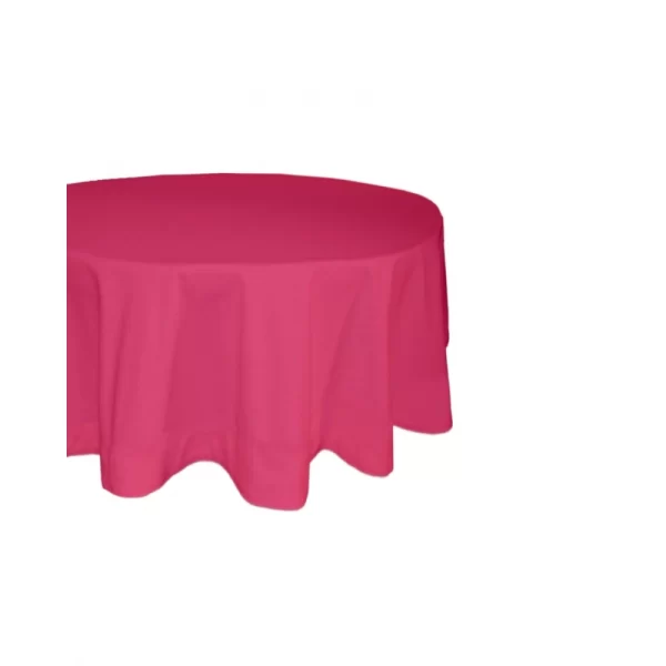 Generic Solid Cotton Plain Table Cloth (Pink) - Image 2