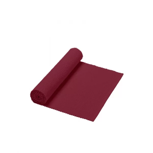 Generic Ribbed Cotton Table Runners (Maroon) - Image 3