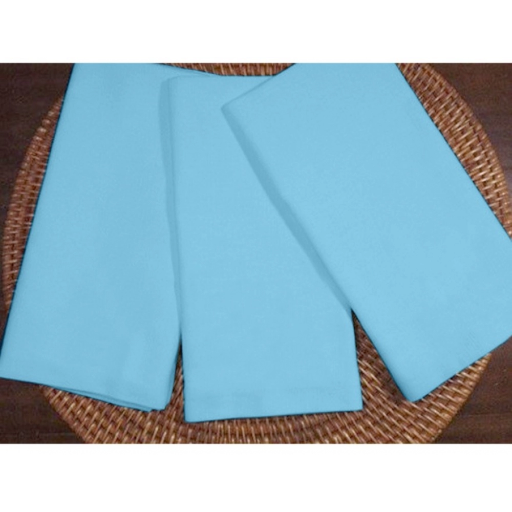 Generic Solid Cotton Napkins Sets (Light Blue) - Image 6