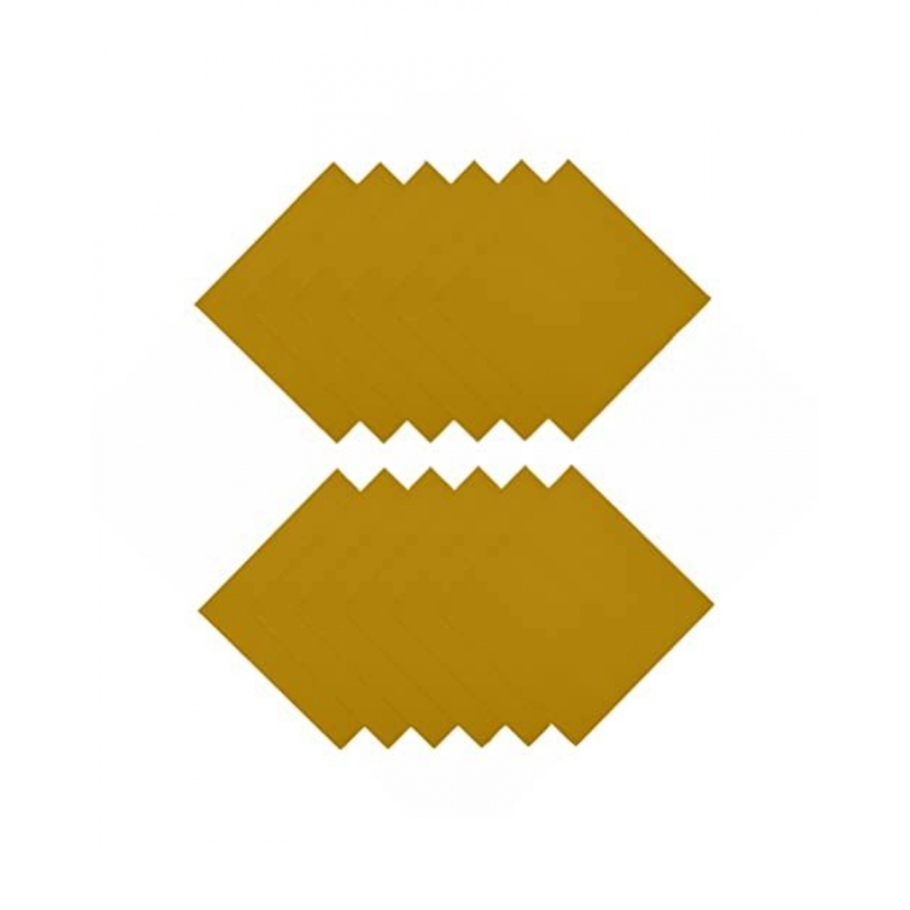 Generic Solid Cotton Napkins Sets (Mustard Yellow) - Image 4