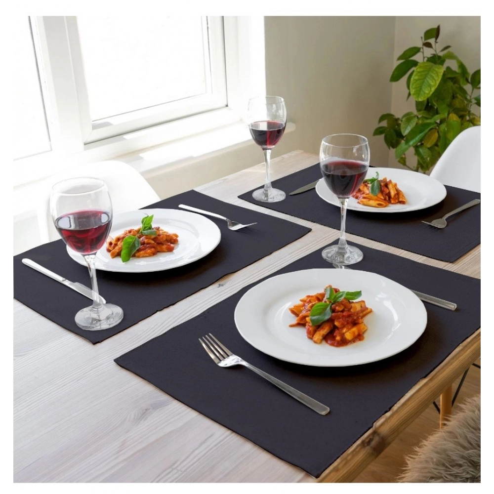Generic Ribbed Cotton Place Mats Sets (Grey) - Image 6