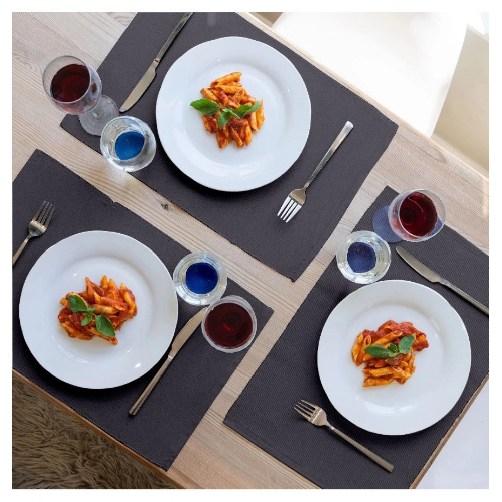 Generic Ribbed Cotton Place Mats Sets (Grey) - Image 5