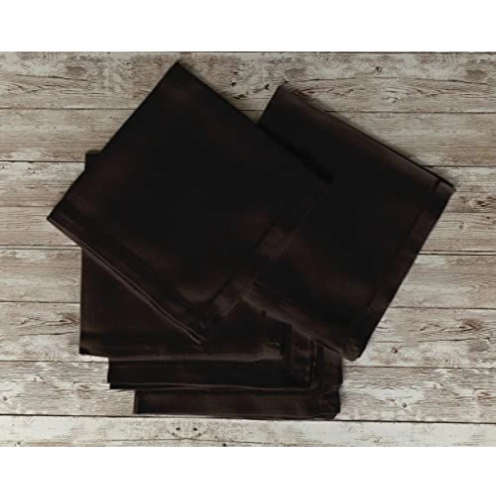 Generic Solid Cotton Napkins Sets (Brown) - Image 5