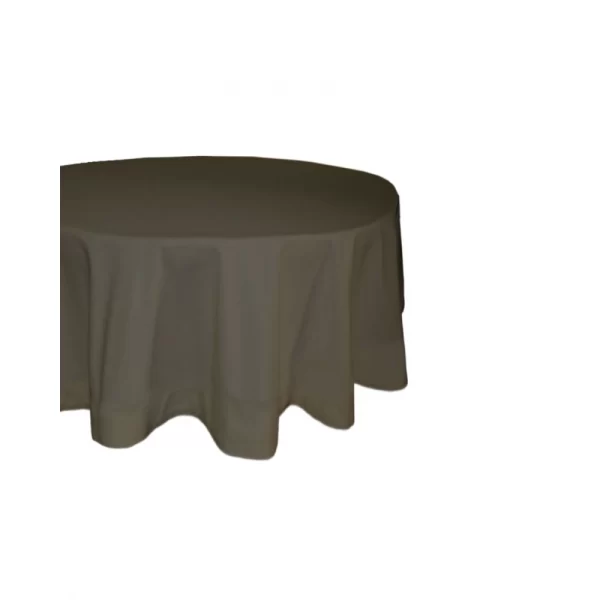 Generic Solid Cotton Plain Table Cloth (Dark Grey) - Image 2