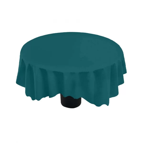 Generic Solid Cotton Plain Table Cloth (Royal Green) - Image 3