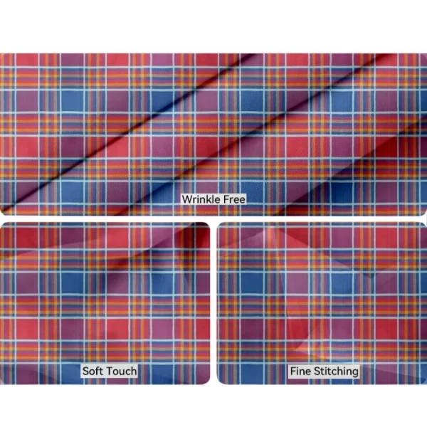 Generic Checked Cotton Place Mats Sets (Multicolor) - Image 2