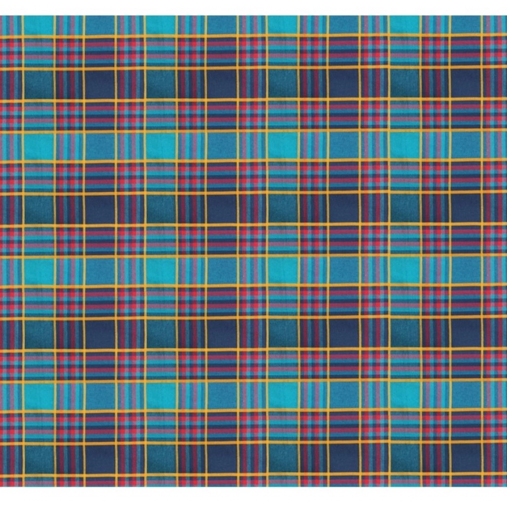 Generic Checked Cotton Checks Table Cloth (Multicolor) - Image 2