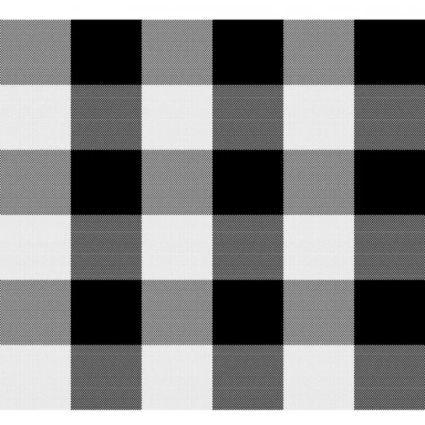 Generic Checked Cotton Checks Table Cloth (Black) - Image 2