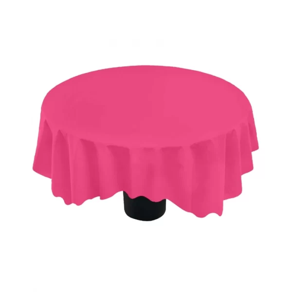 Generic Solid Cotton Plain Table Cloth (Pink) - Image 3