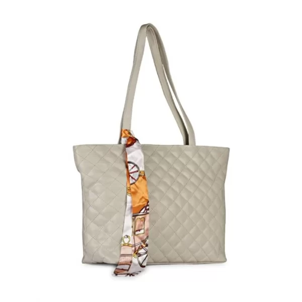 Generic Women's Polyurethane Textured  Shoulder Bag (Grey) - Image 5