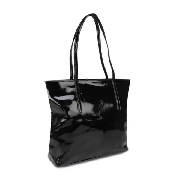 Generic Women's Synthetic Solid Shoulder Bag (Black) - Image 5