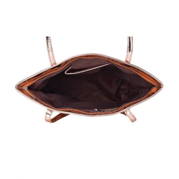 Generic Women's Synthetic Solid Shoulder Bag (Rose Gold ) - Image 2
