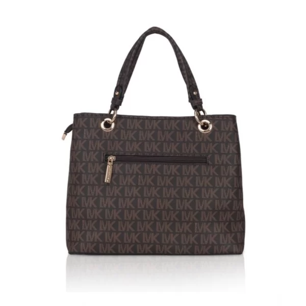 Generic Women's Faux Leather Printed Handheld Bag (Brown) - Image 4