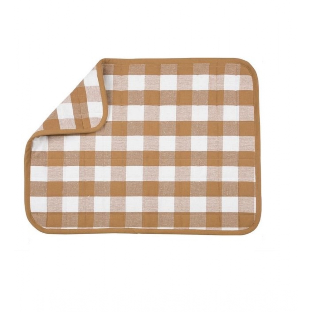 Generic Pack Of_6 Cotton Checkered Kitchen Towel Sets (Beige) - Image 4