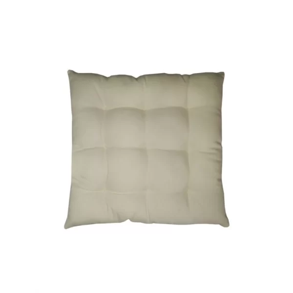 Generic Cotton Blended Solid Chair Cushions (Purple & White, Size: 16x16 In) - Image 3