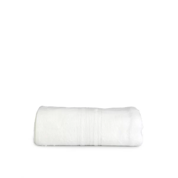 Generic Cotton Striped Bath Towels (Off-white, Size: 35x71 In)