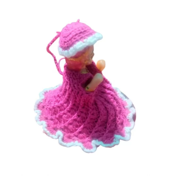 Generic Laddu Gopal Tharad Dress Size: 0 To 6 (Magenta) - Image 3